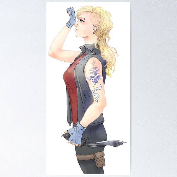 Vista previa del artículo con la obra «Punk Lunafreya», diseñado y vendido por thwippersnapple.