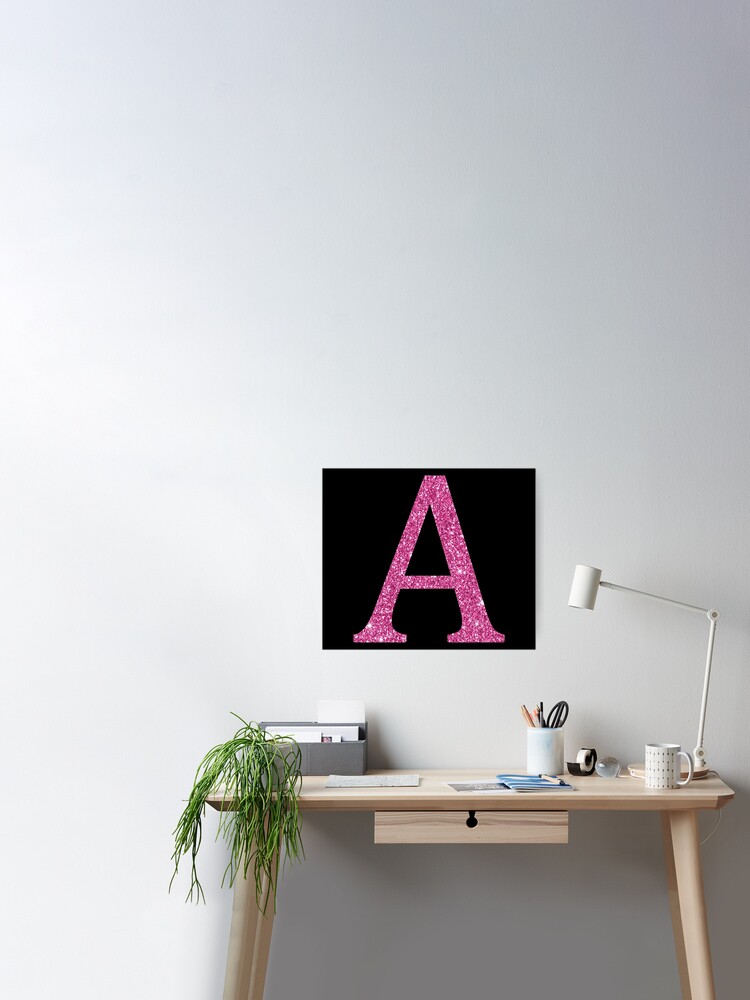 Magenta Glitter Adhesive Poster Letters – AZ Vinyl Works