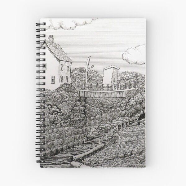 Item preview, 288 - OLD SEATON SLUICE - DAVE EDWARDS - INK - 2020 designed and sold by BLYTHART.