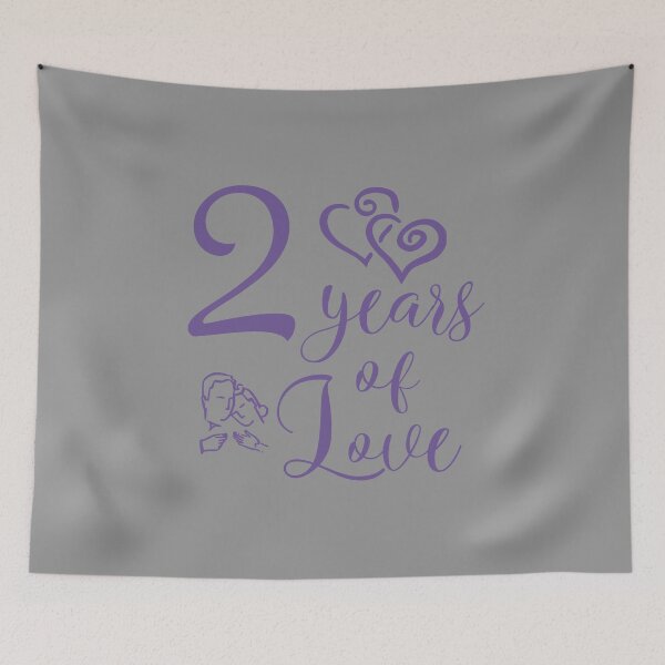Item preview, 2 Years Of Love Cute 2nd Anniversary Gift product designed and sold by nikkidawn74.
