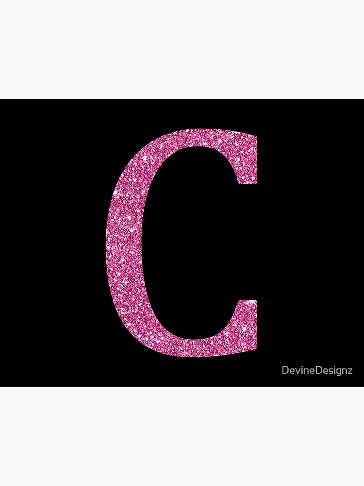 Pink Glitter Letter D Sticker for Sale by DevineDesignz