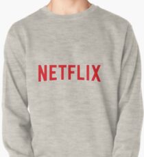 Netflix logo Pullover Sweatshirt