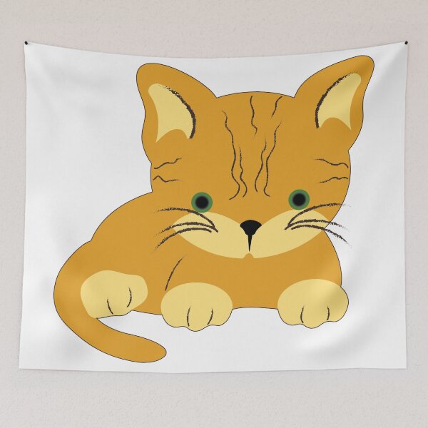 Item preview, Cute Orange Cat designed and sold by Spirit-Dragon.