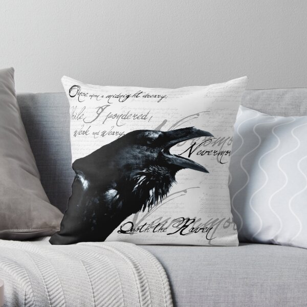 Nevermore Throw Pillow