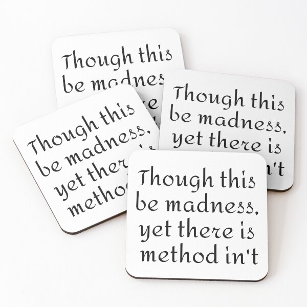 Item preview, Though this be madness - Shakespeare Quotes designed and sold by Inspirationmotivation.