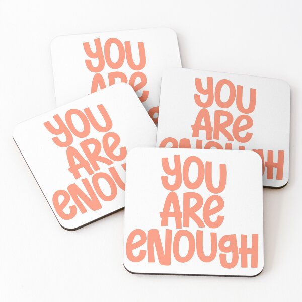 Item preview, You are enough (peach color) designed and sold by ashleysgrotto.