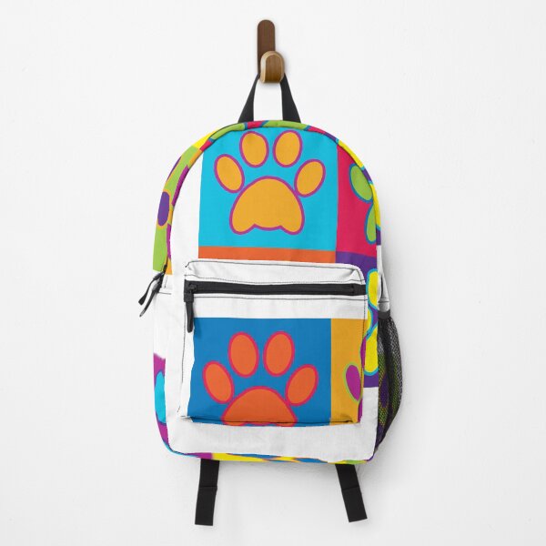 Item preview, pop art paw prints colorful style designed and sold by Print Epic.