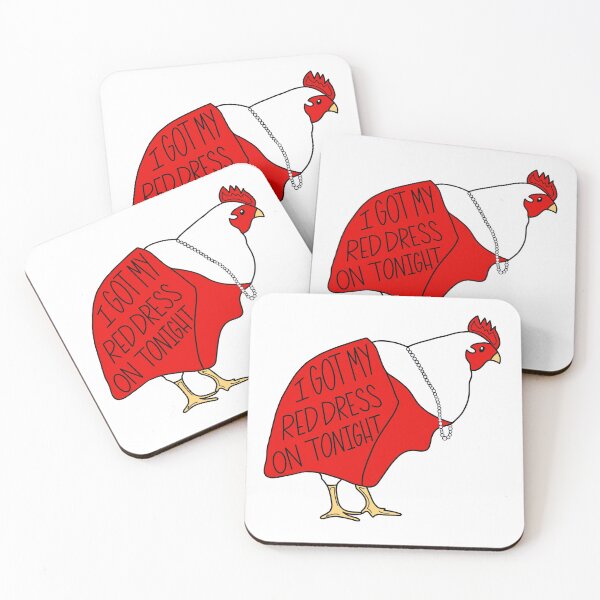Item preview, Red Dress Vine Chicken designed and sold by jminehartp.