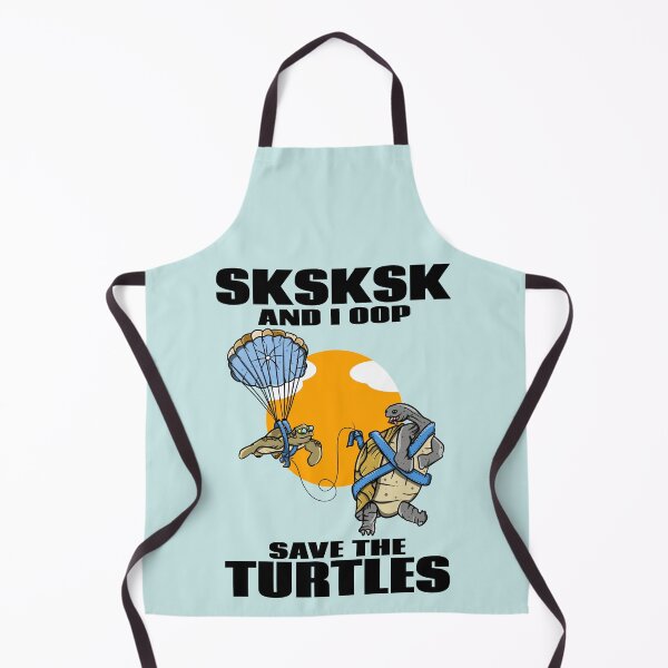 Item preview, SKSKSK AND I OPP save the turtles designed and sold by piedaydesigns.