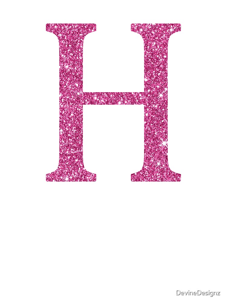 H: Letter H Journal, Rose Gold on Rose Gold Marble, Personalized Notebook  Monogram Initial, 6 x 9