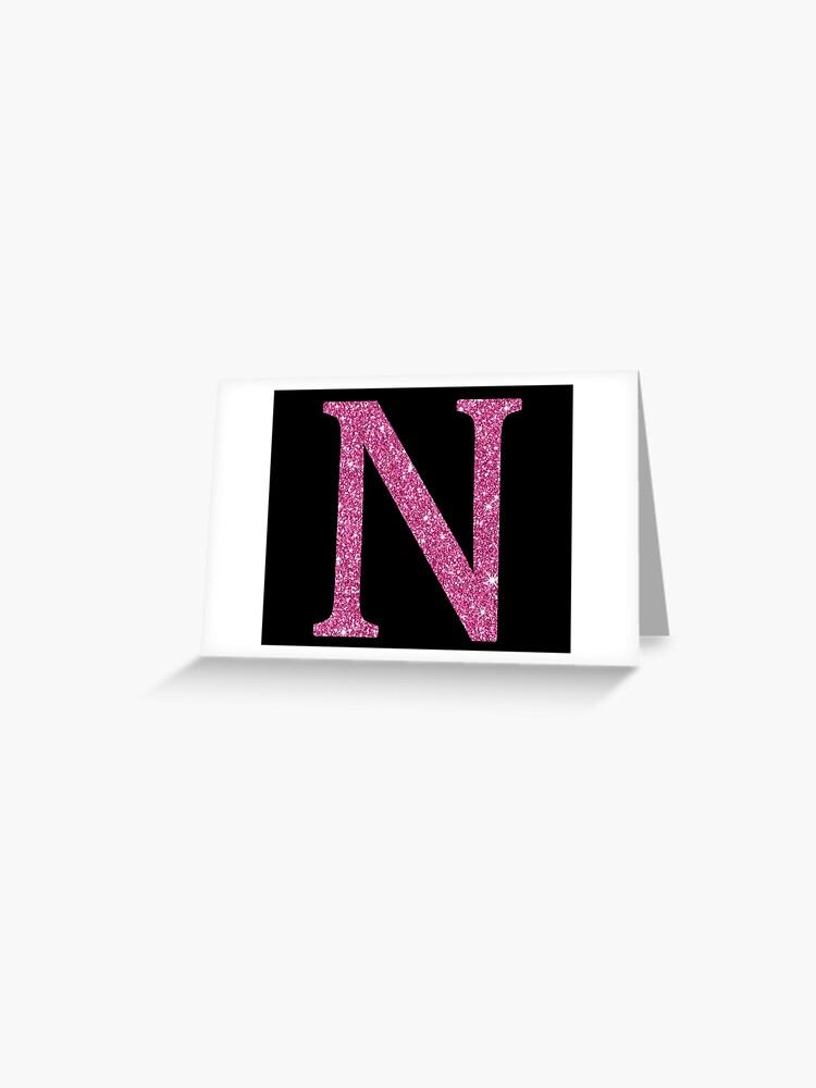 Pink Glitter Letter U Sticker for Sale by DevineDesignz