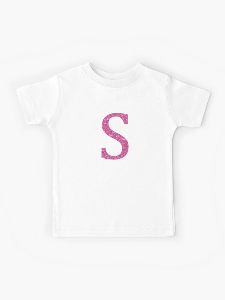 Pink T-Shirt DevineDesignz Kids Letter Glitter | Sale by S\