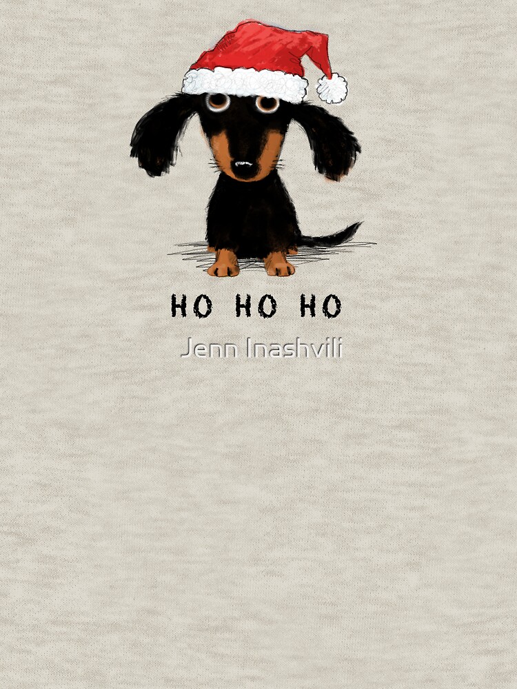 Thumbnail 7 of 7, Classic T-Shirt, Santa Dachshund | Funny Wiener Dog Christmas designed and sold by ShortCoffee.
