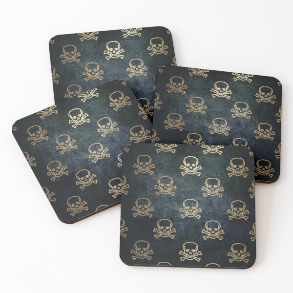 Item preview, golden skulls pattern designed and sold by Ayalolo2020.