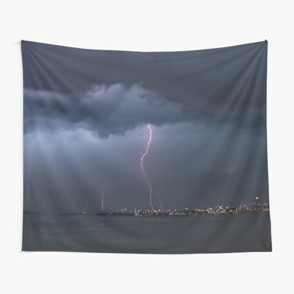 Lightning storm Tapestry
