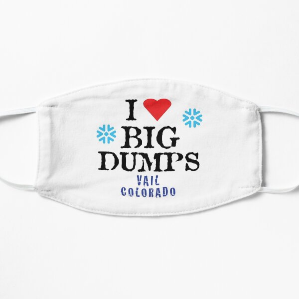 Vail Colorado Ski Snowboard Resort Heli Drop Sticker Lions Head I Love Big Dumps Mask