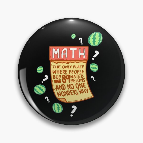 Item preview, Funny Math Mathematics Watermelons Gift Shirt designed and sold by Betsytiptoe.