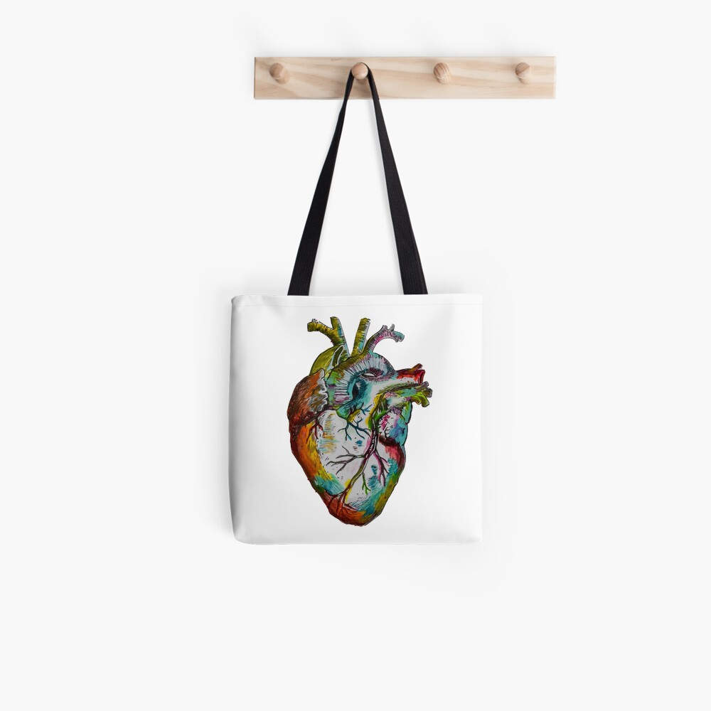 Pink Heart Tote – CiaraTurnerArt