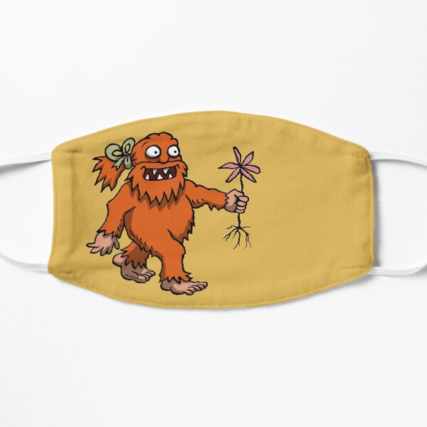 Handsome Yowie has a Flower Flat Mask