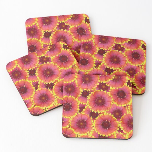 Item preview, Gaillardia Seamless Pattern designed and sold by GobaFineArts.