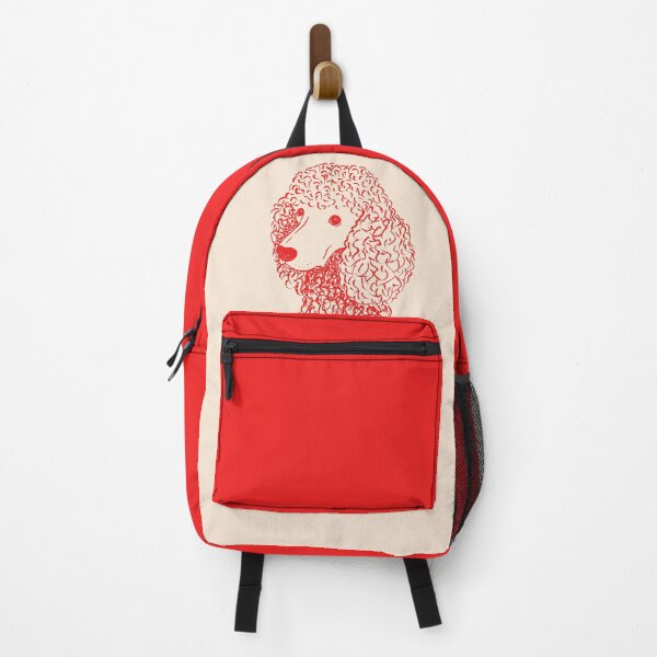 Item preview, Poodle (Light Peach and Red) designed and sold by illucalliart.