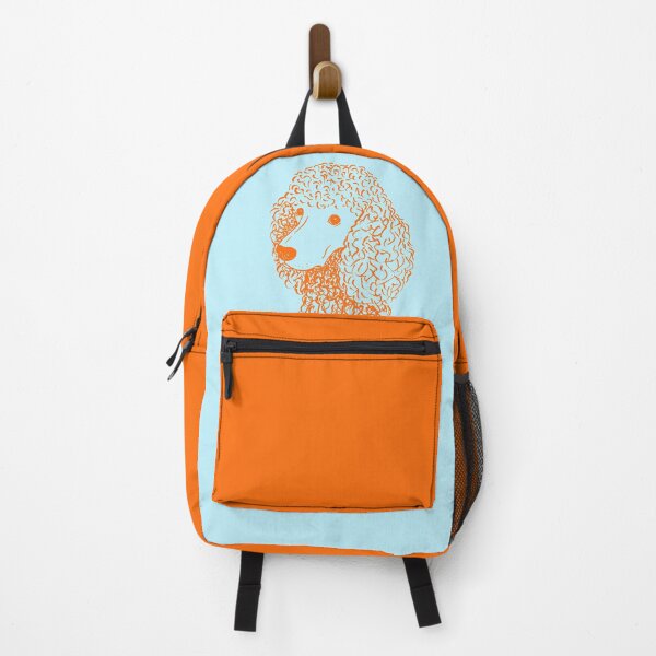 Item preview, Poodle (Light Blue and Orange) designed and sold by illucalliart.