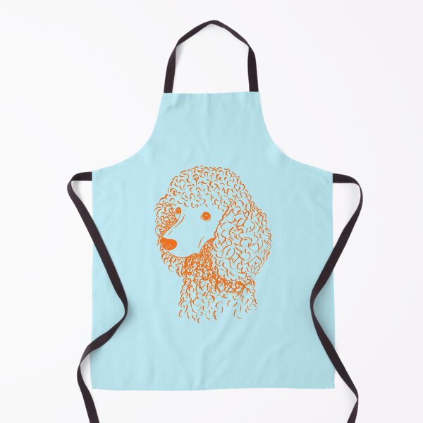 Item preview, Poodle (Light Blue and Orange) designed and sold by illucalliart.