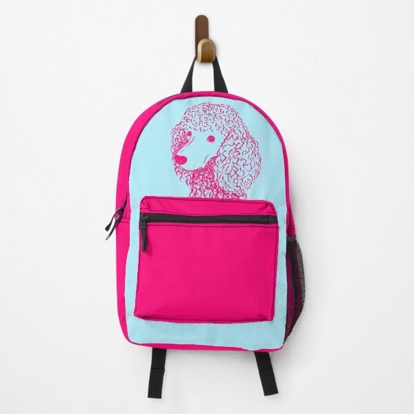 Item preview, Poodle (Light Blue and Hot Pink) designed and sold by illucalliart.