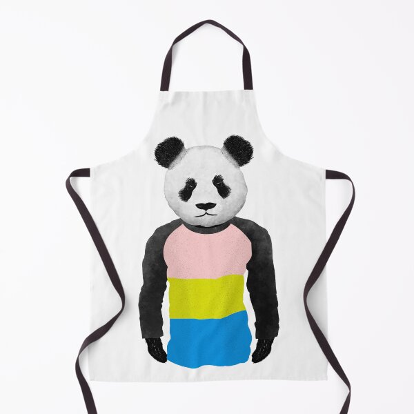 Item preview, Pansexuality Pride flag Panda designed and sold by piedaydesigns.