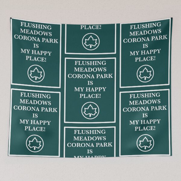 Item preview, FLUSHING MEADOWS CORONA PARK IS MY HAPPY PLACE! designed and sold by Tom-Orrow.