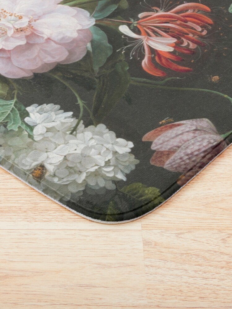 Alternate view of Dutch Golden Age Floral Painting Bath Mat