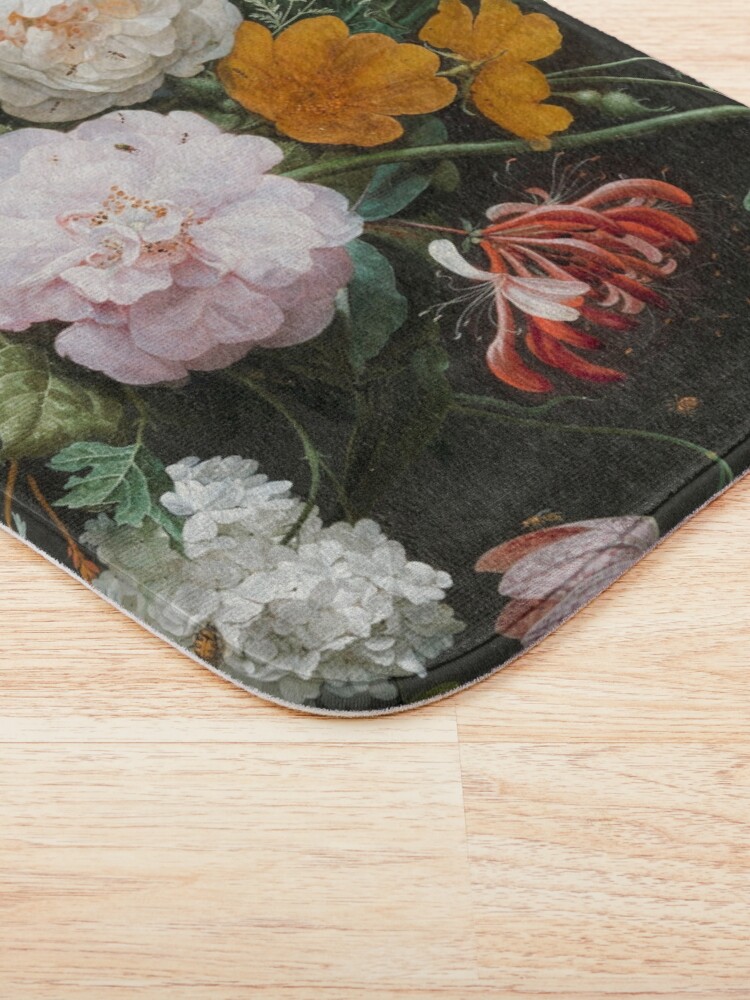 Alternate view of Dutch Golden Age Floral Painting Bath Mat