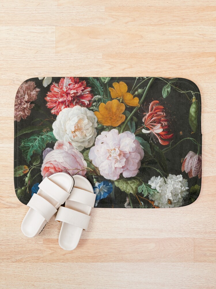 Alternate view of Dutch Golden Age Floral Painting Bath Mat