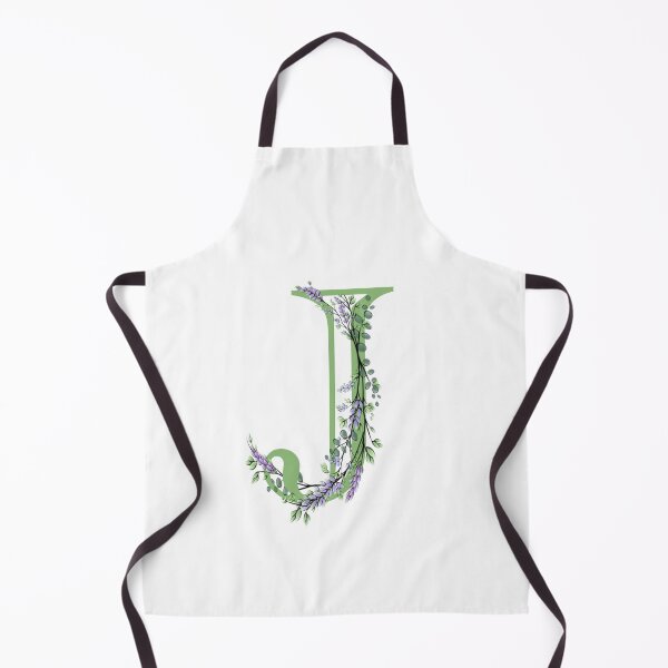 Item preview, The letter “J” | romantic Eucalyptus and Lavender floral illustration | floral Monograms designed and sold by hollycooper.