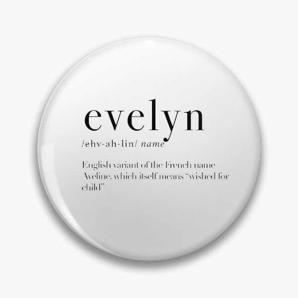 Item preview, Evelyn - name meaning designed and sold by maxchmz.