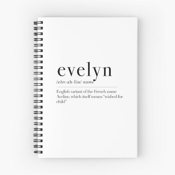 Item preview, Evelyn - name meaning designed and sold by maxchmz.
