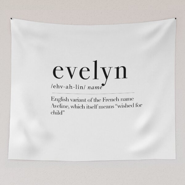 Item preview, Evelyn - name meaning designed and sold by maxchmz.