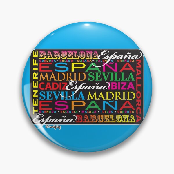 Item preview, España Script Famous Lovely Day Design designed and sold by Lovely Day.