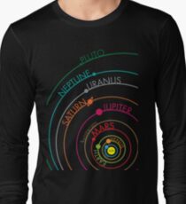 Camiseta de manga larga Sistema solar