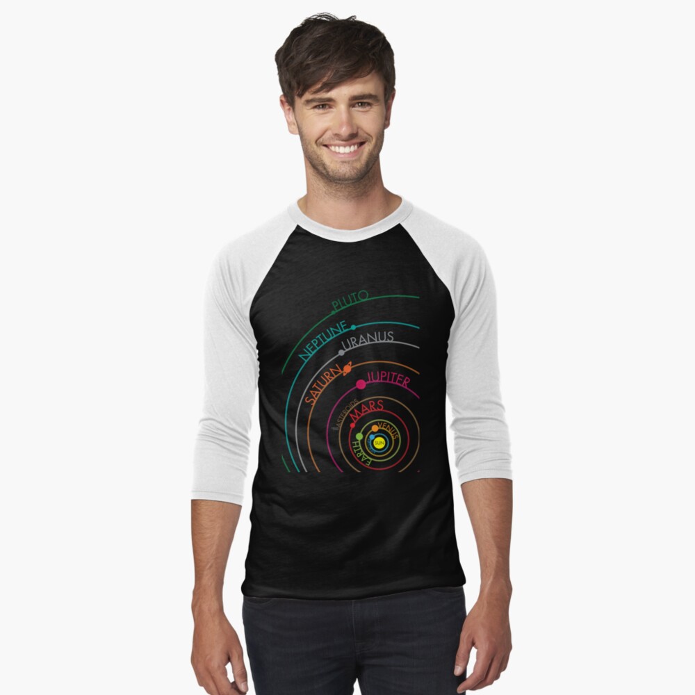 Item preview, Baseball ¾ Sleeve T-Shirt designed and sold by jimcwood.