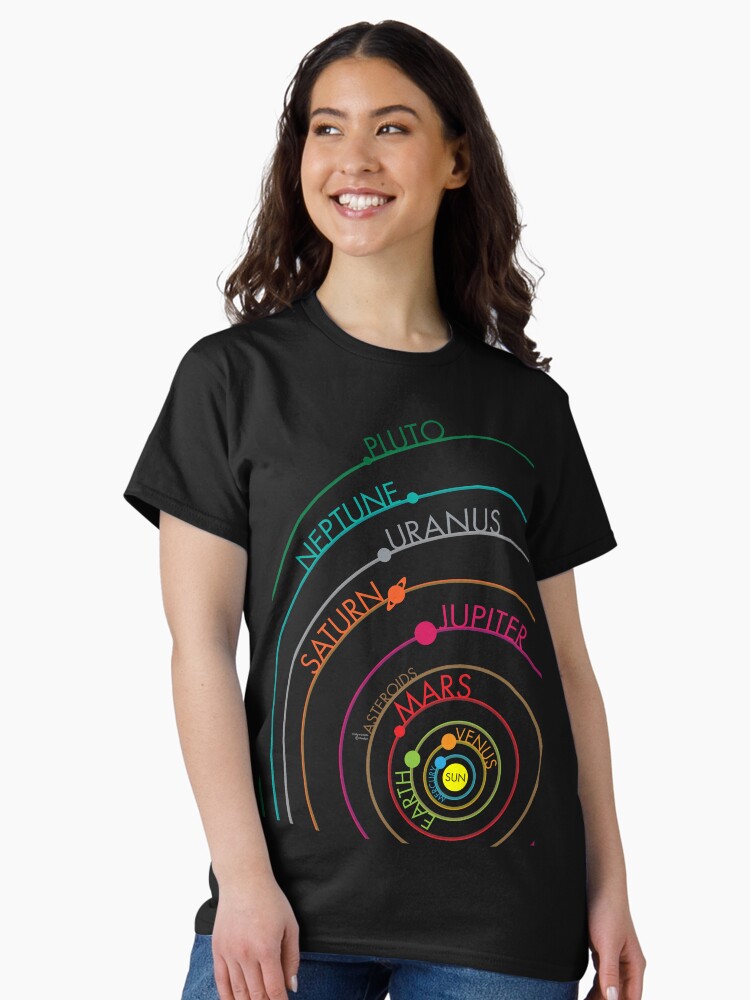 Thumbnail 2 of 7, Classic T-Shirt, Solar System designed and sold by jimcwood.