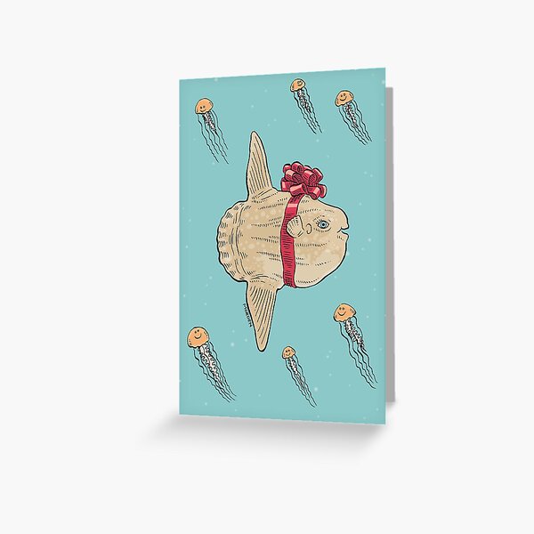 Funny Birthday Cod Greeting Card, Hilarious Fish with Colourful Birthday  Cone
