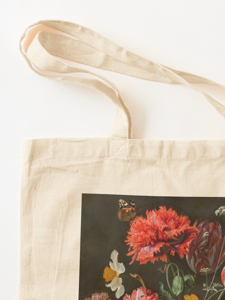 Floral Portrait Tote Bag