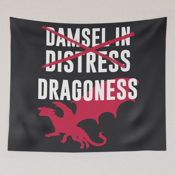 Item preview, Copy of Dragoness, Not in Distress - Red designed and sold by polliadesign.