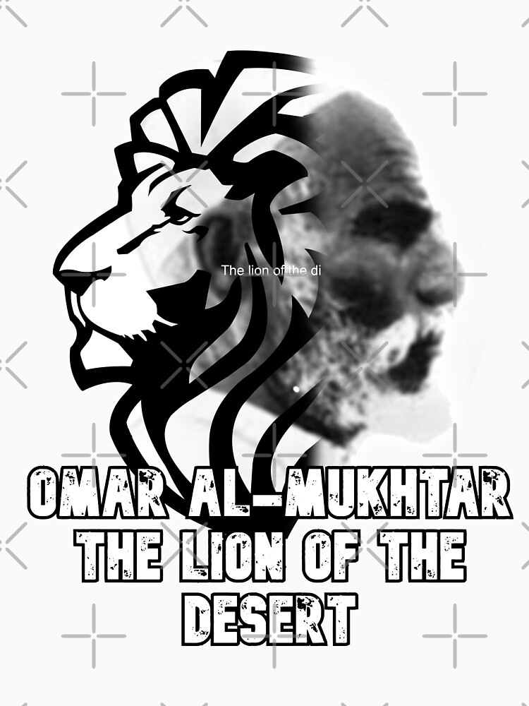 "Omar al mukhtar" Tshirt for Sale by mohamedcz Redbubble lion t