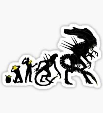 Alien Evolution Sticker