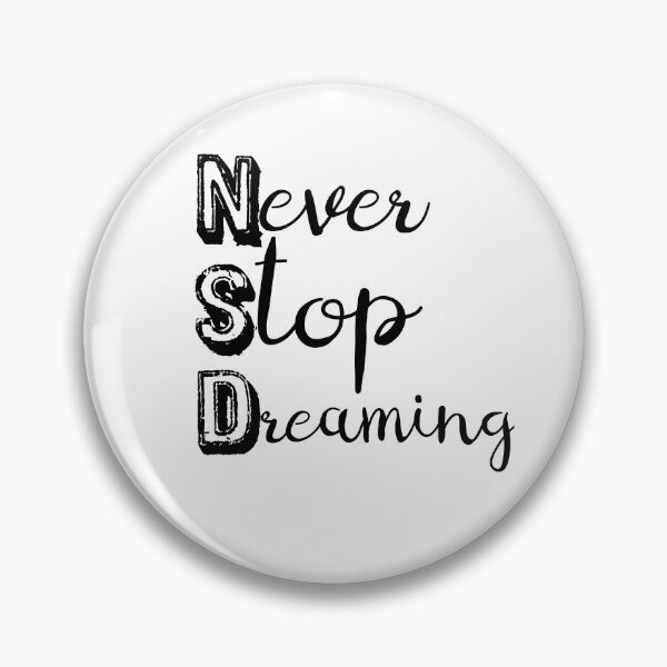 Item preview, Never Stop Dreaming- Motivational quote and words designed and sold by AmazingEcraft.
