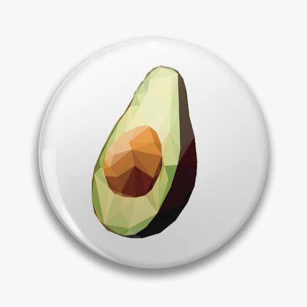 Item preview, Avocado Low Polygon designed and sold by wobben.