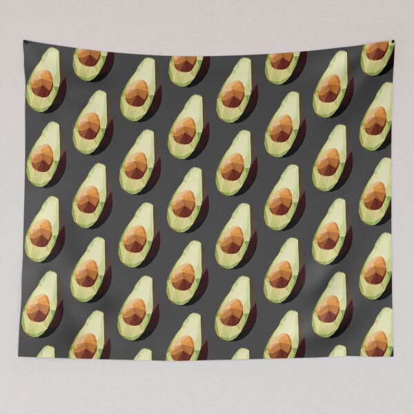 Artikelvorschau, Avocado Low Polygon entworfen und verkauft von wobben.