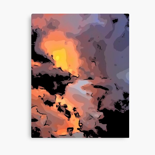 Sunset in the Clouds Canvas Print